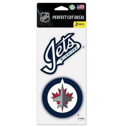  Winnipeg Jets 4x4 Perfect Cut Decals Set of 2 by Wincraft -  ToylandEU™