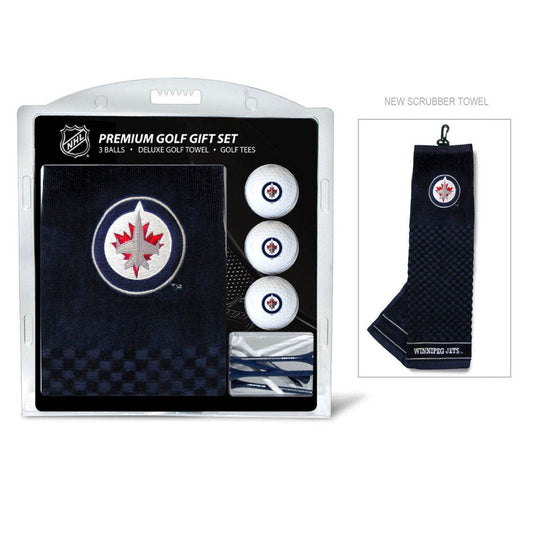 Winnipeg Jets Golf Gift Set With Embroidered Towel Logos - ToylandEU