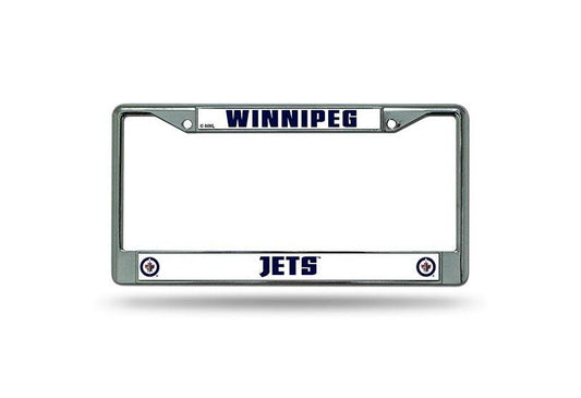 Winnipeg Jets License Plate Frame Chrome Special Order - ToylandEU