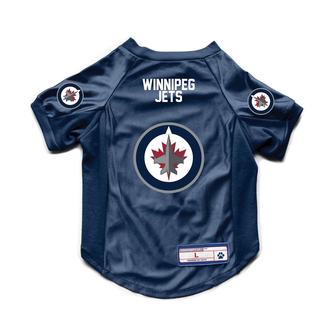 Winnipeg Jets Pet Jersey Stretch XL Dazzle Fabric Design - ToylandEU