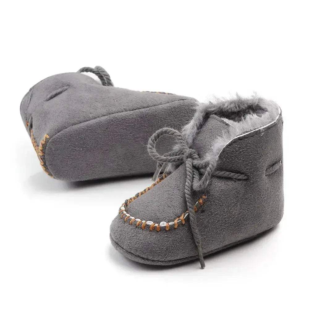  Winter Baby Booties Soft Soled Plush Fur - MiYuebb -  ToylandEU™