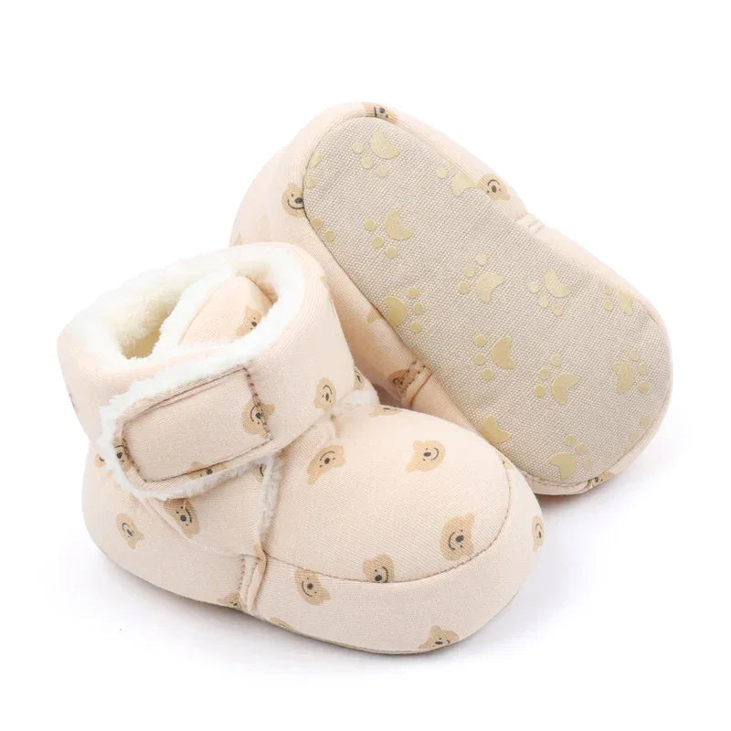Winter Baby Boots For Infants Unisex Warm Fleece Lined - ToylandEU