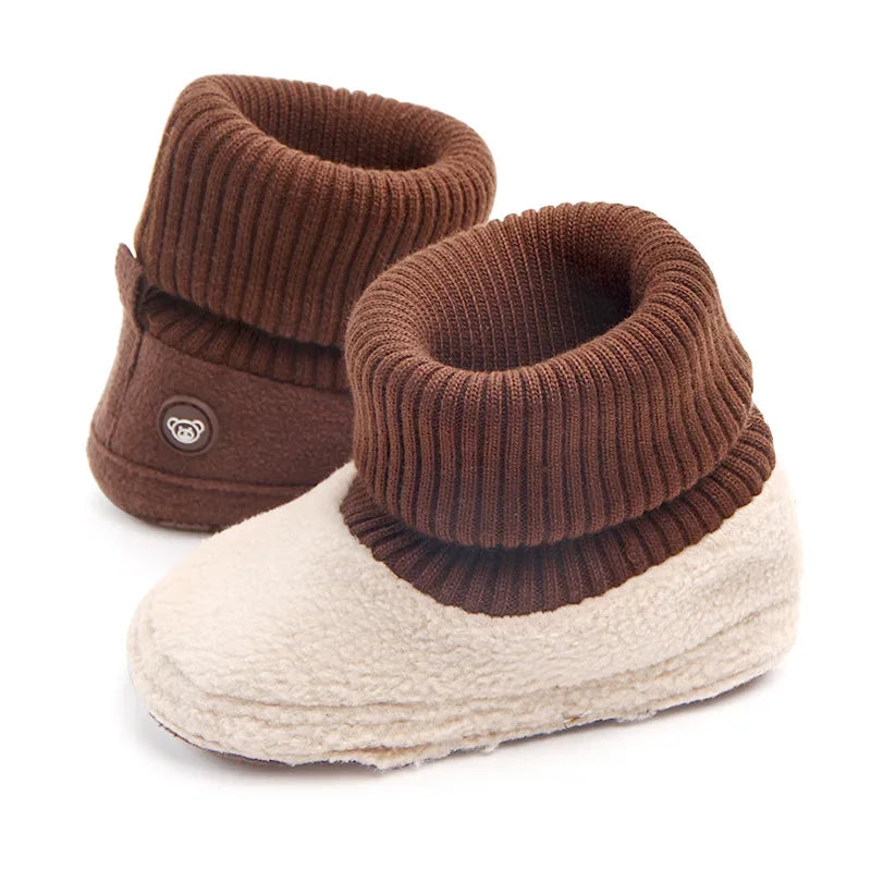 Winter Baby Boots For Infants Unisex Warm Fleece Lined - ToylandEU