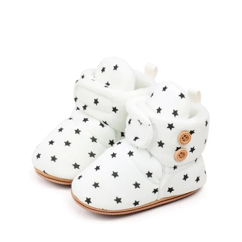 Winter Baby Boots For Infants Unisex Warm Fleece Lined - ToylandEU