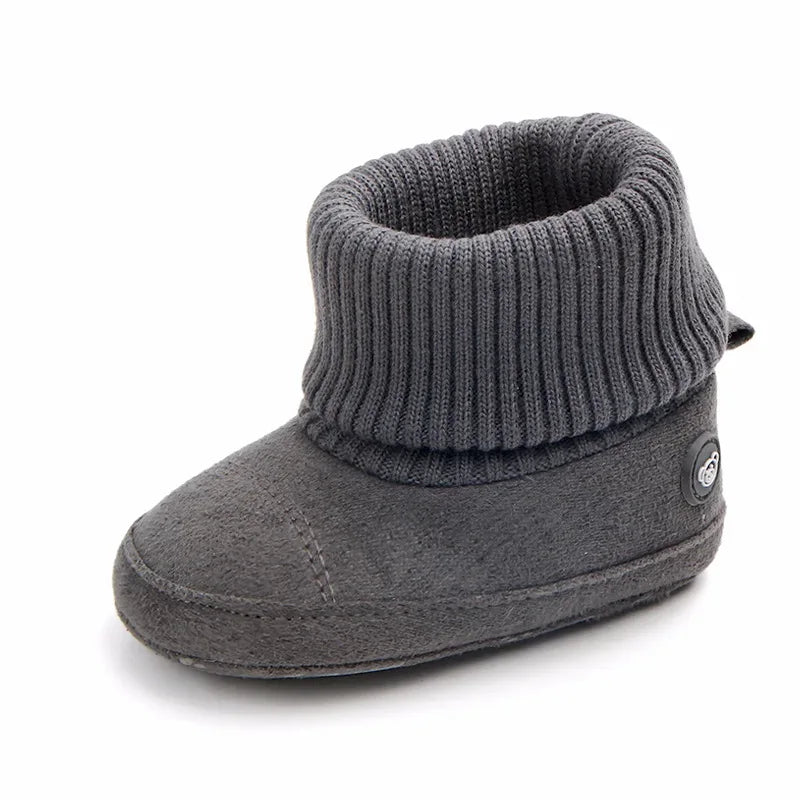 Winter Baby Boots For Infants Unisex Warm Fleece Lined - ToylandEU