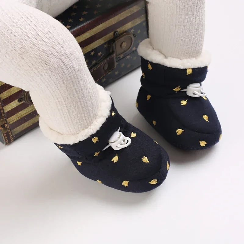 Winter Baby Cotton Booties Non Slip Sole For First Walkers - ToylandEU