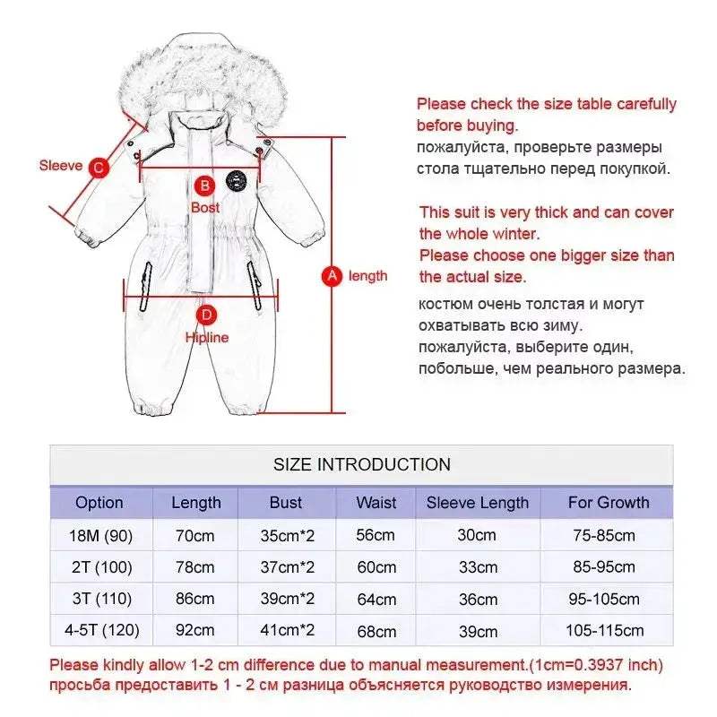  Winter Baby Ski Suit Hooded Waterproof 1 To 3 | Ircomll -  ToylandEU™