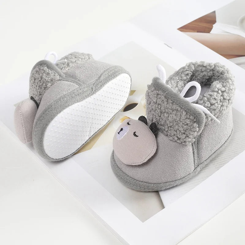 Winter Baby Snow Boots With Anti Slip Cozy Soft Soles - ToylandEU
