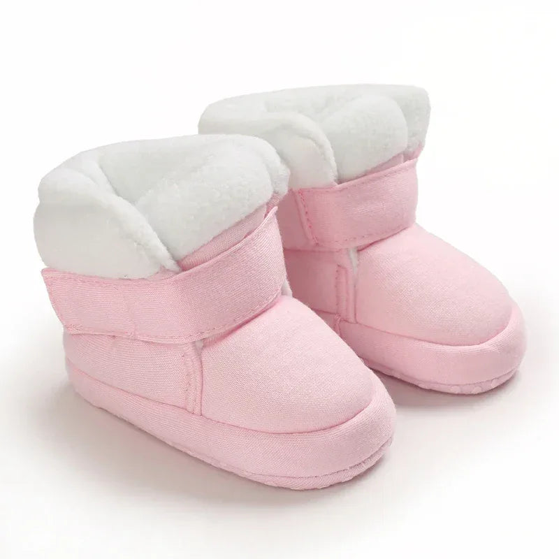 Winter Baby Snow Boots With Plush Lining Non Slip Warm - ToylandEU