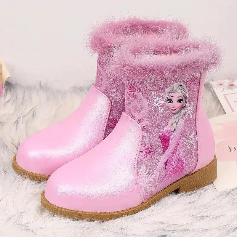  Disney Elsa Girls Winter Boots With Cozy Fur Lining -  ToylandEU™