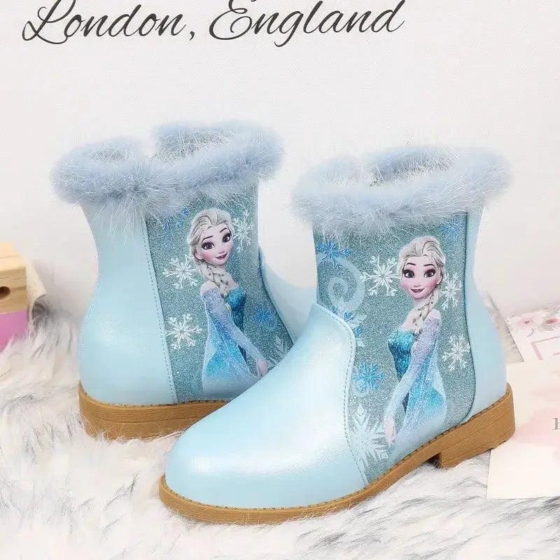  Disney Elsa Girls Winter Boots With Cozy Fur Lining -  ToylandEU™