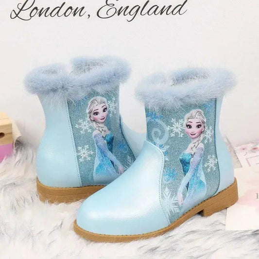  Disney Elsa Girls Winter Boots With Cozy Fur Lining -  ToylandEU™