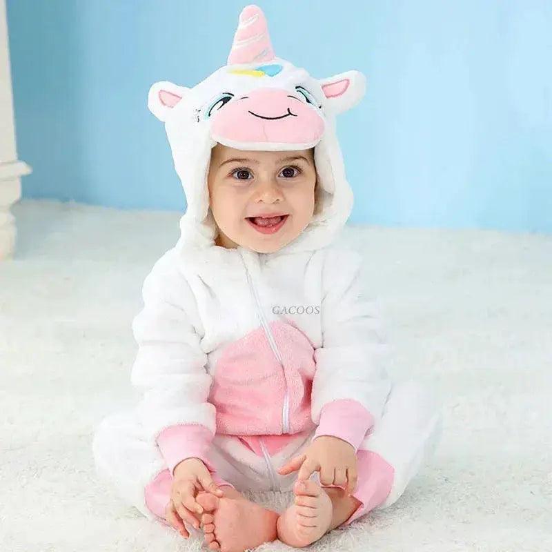  Winter Dragon Kigurumi Baby Romper Unisex Hooded Cozy -  ToylandEU™