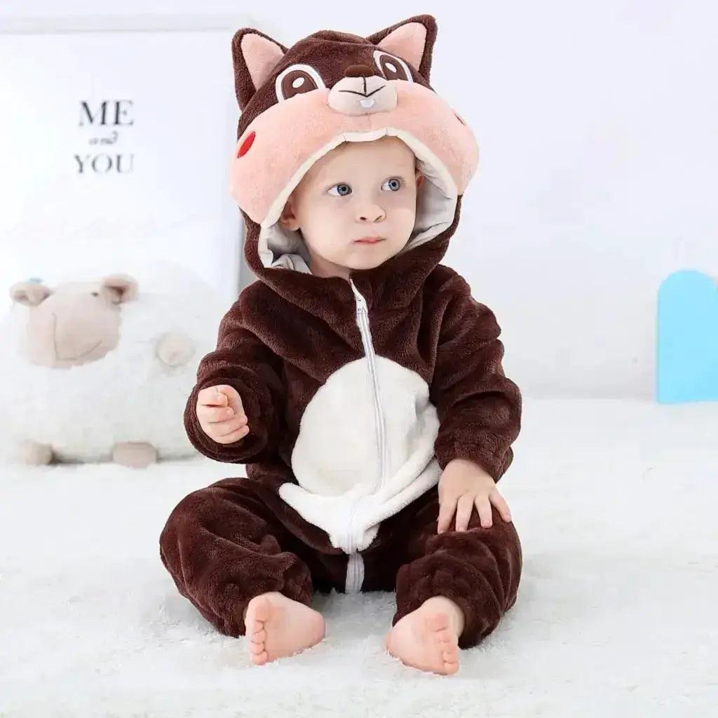  Winter Dragon Kigurumi Baby Romper Unisex Hooded Cozy -  ToylandEU™