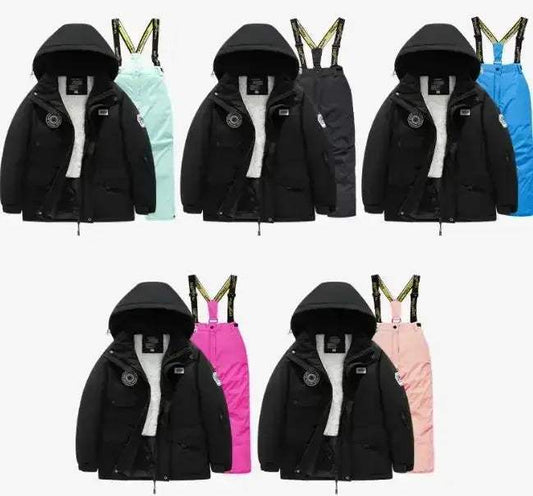  Winter Kids Ski Suit Windproof Waterproof Warmth -  ToylandEU™