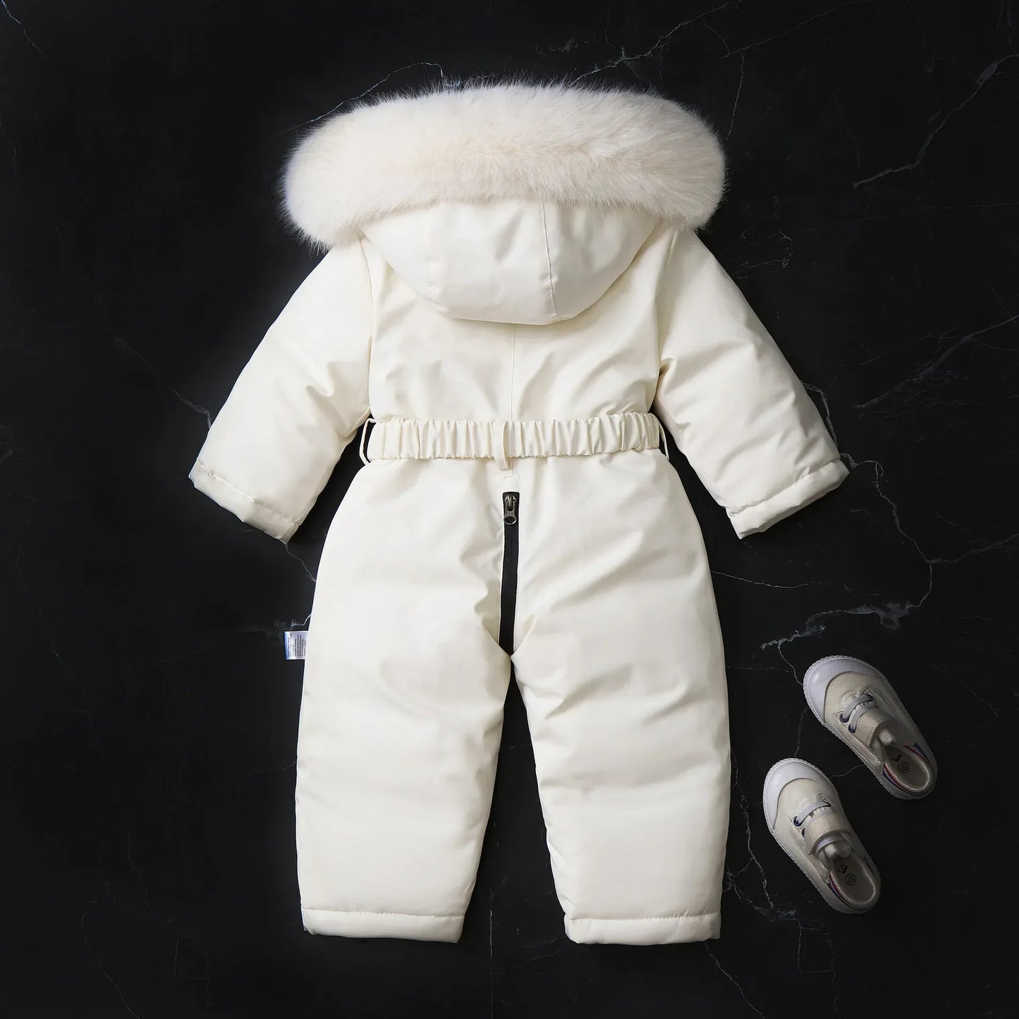 Winter Kids Windproof Ski Suit Hooded Snowsuit Keeps Warm - ToylandEU