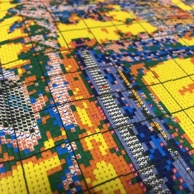 Winter Magic Academy Cross Stitch DIY Cotton Kit - 11CT, 14CT, 18CT Hand Embroidery - ToylandEU