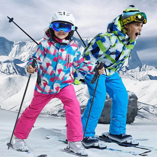 Winter Ski Jacket Waterproof Hooded For Kids Snow Sports - ToylandEU