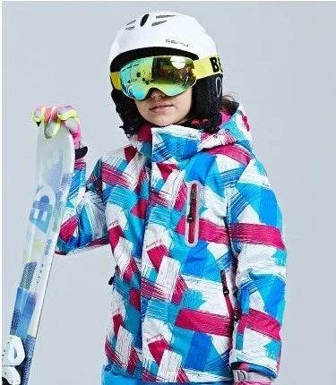 Winter Ski Jacket Waterproof Hooded For Kids Snow Sports - ToylandEU