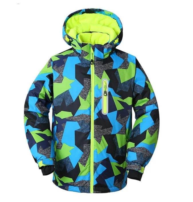 Winter Ski Jacket Waterproof Hooded For Kids Snow Sports - ToylandEU