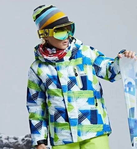 Winter Ski Jacket Waterproof Hooded For Kids Snow Sports - ToylandEU
