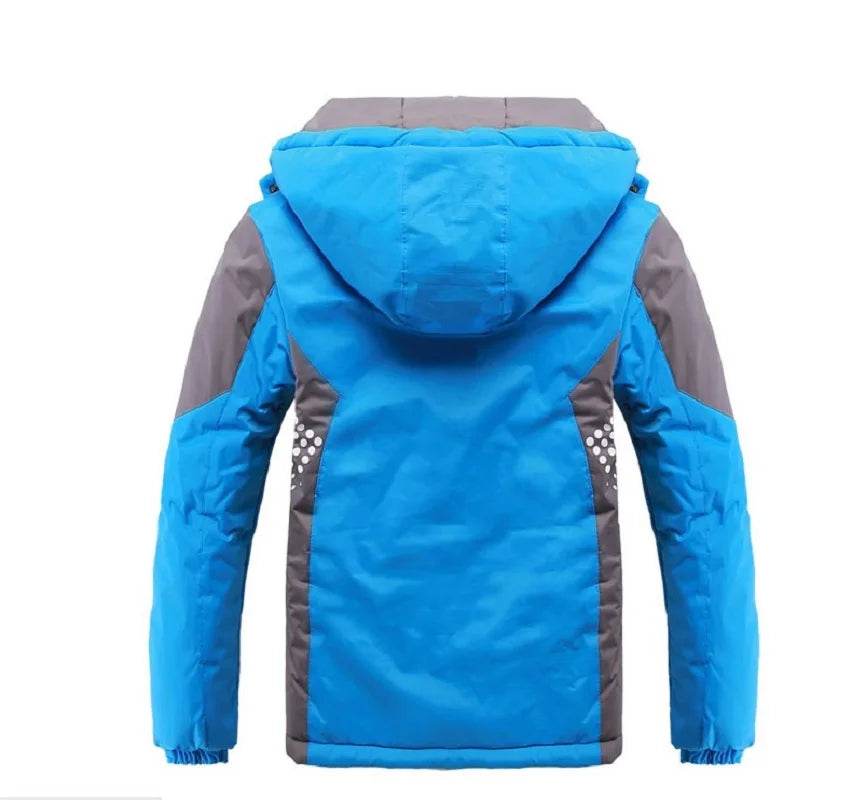 Winter Warm Kids Coat Thick Fleece Waterproof Hood - ToylandEU