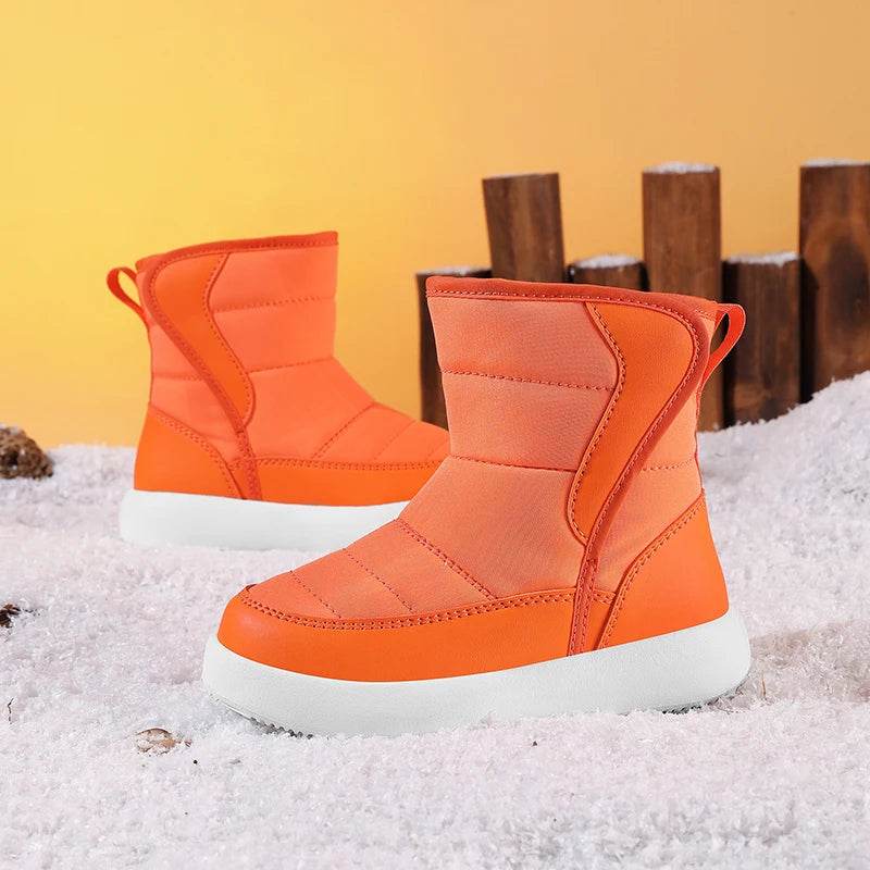 Winter Warm Snow Boots Antislip Plush Waterproof For Kids - ToylandEU