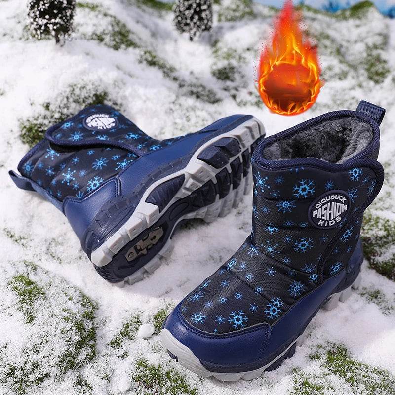Winter Warm Snow Boots Waterproof Anti Slip For Children - ToylandEU