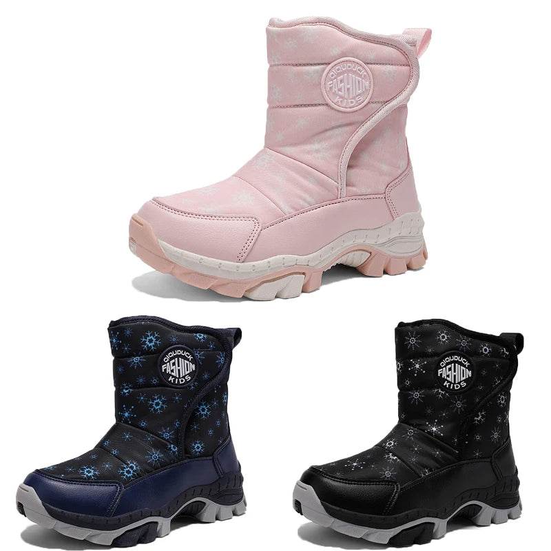 Winter Warm Snow Boots Waterproof Anti Slip For Children - ToylandEU