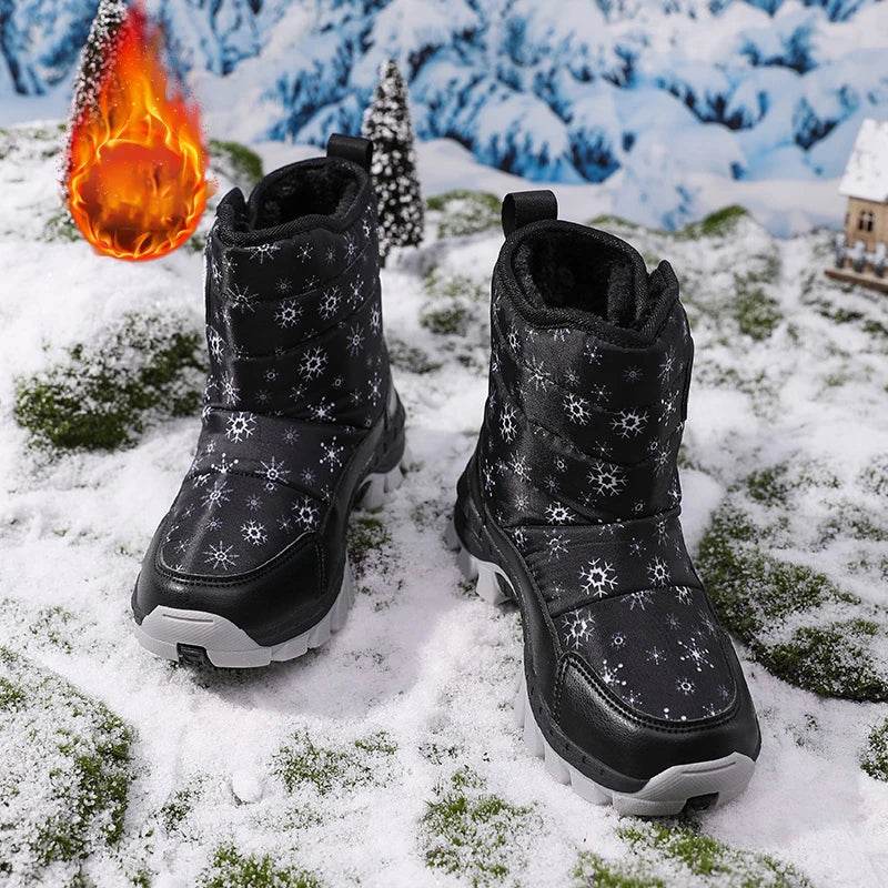 Winter Warm Snow Boots Waterproof Anti Slip For Children - ToylandEU