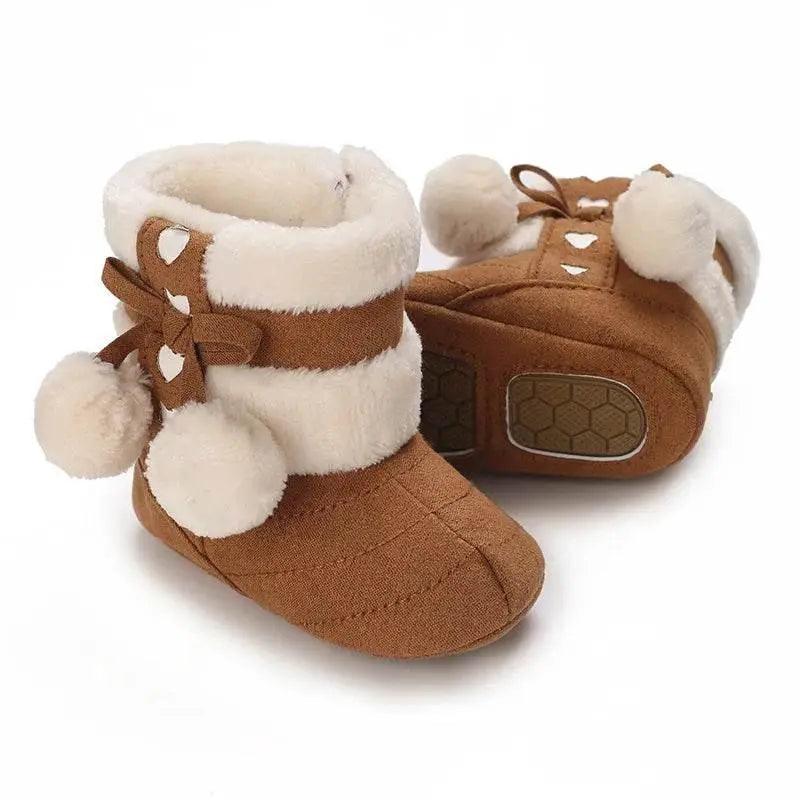  Winter Warm Soft Soled Boots for Infants and Toddlers - Anti-Slip Design for Newborns and Young Children -  ToylandEU™