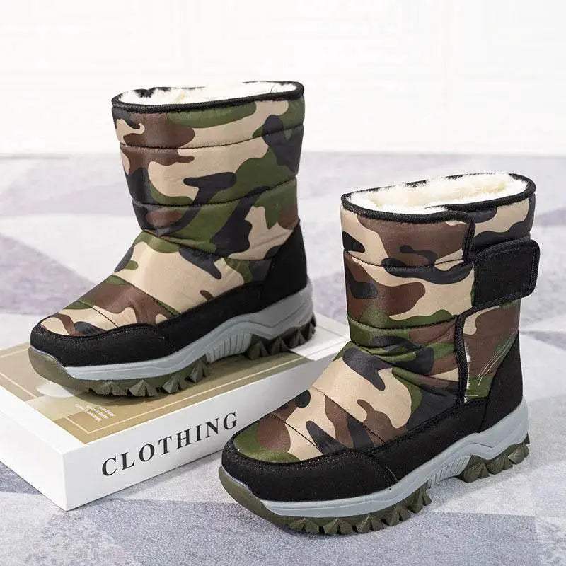 Winter Warmth Kids' Cold-Proof Booties - Soft Bottom, Non-Slip, Casual Footwear for Girls and Boys - ToylandEU