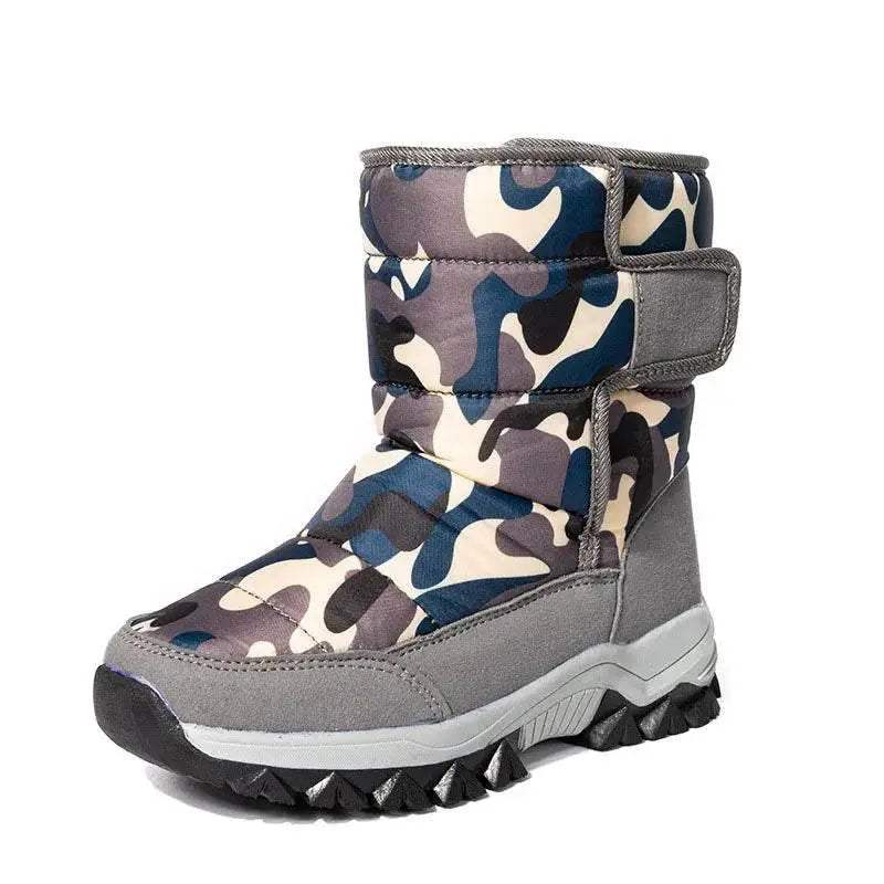 Winter Warmth Kids' Cold-Proof Booties - Soft Bottom, Non-Slip, Casual Footwear for Girls and Boys - ToylandEU