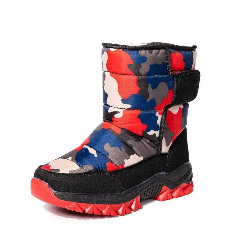 Winter Warmth Kids' Cold-Proof Booties - Soft Bottom, Non-Slip, Casual Footwear for Girls and Boys - ToylandEU