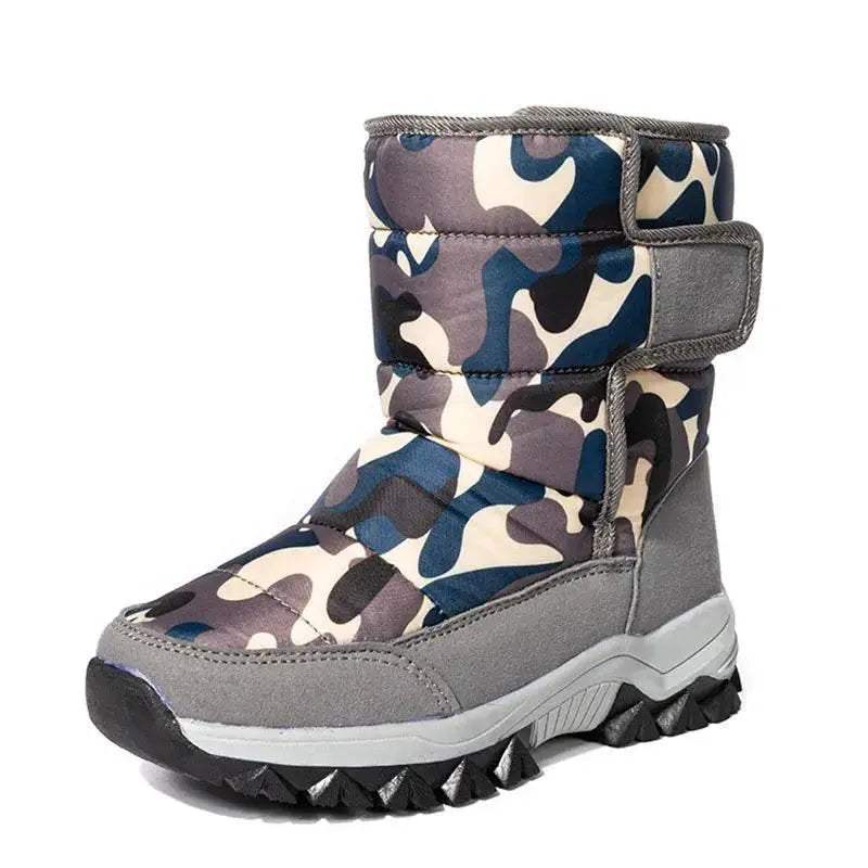 Winter Warmth Kids' Cold-Proof Booties - Soft Bottom, Non-Slip, Casual Footwear for Girls and Boys - ToylandEU