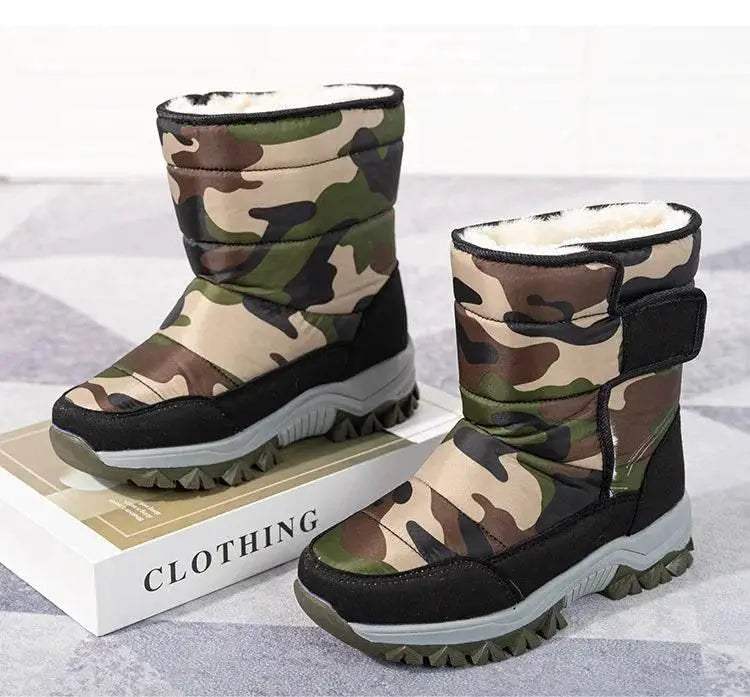 Winter Warmth Kids' Cold-Proof Booties - Soft Bottom, Non-Slip, Casual Footwear for Girls and Boys - ToylandEU