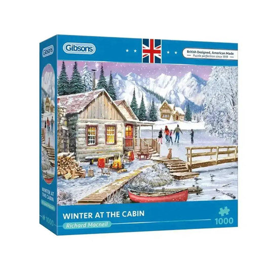  Winter in the Cabin 1000 Piece Jigsaw Puzzle Gibsons -  ToylandEU™