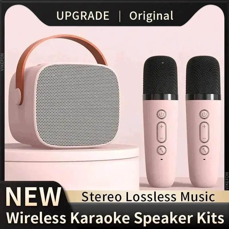  Wireless Dual Microphones Portable Karaoke Machine HomeKTV -  ToylandEU™