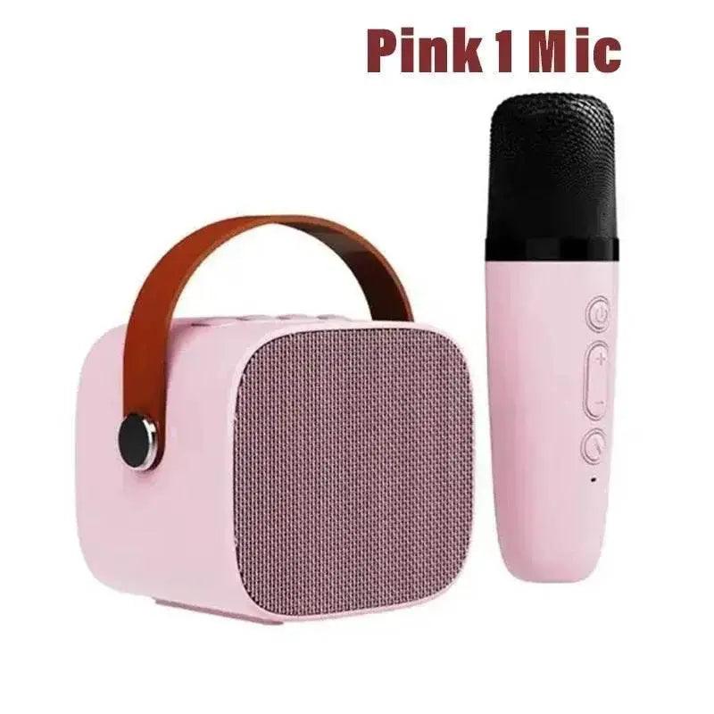 Wireless Dual Microphones Portable Karaoke Machine HomeKTV -  ToylandEU™