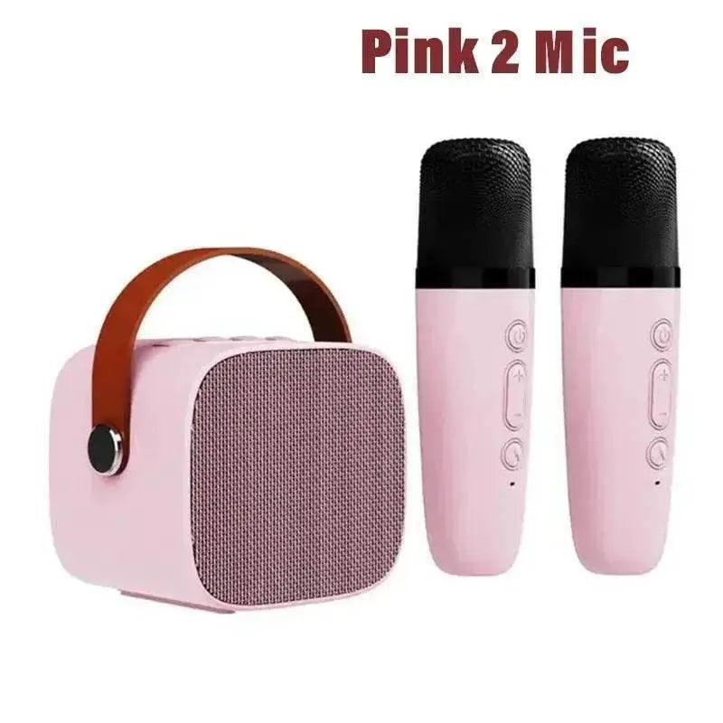  Wireless Dual Microphones Portable Karaoke Machine HomeKTV -  ToylandEU™