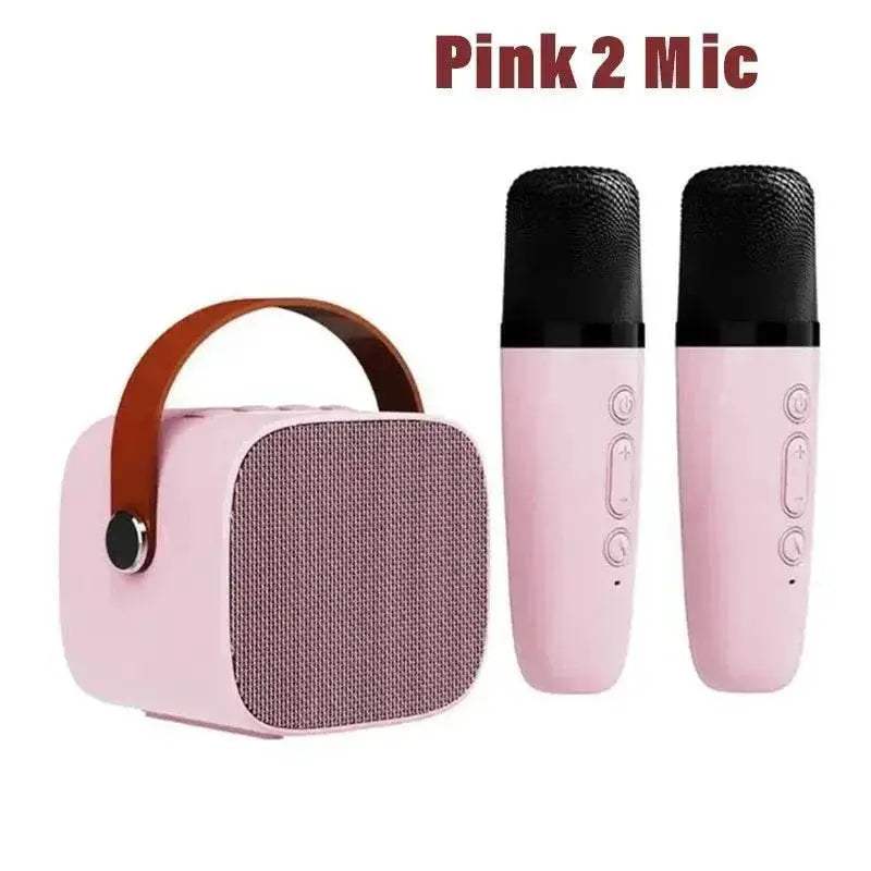  Wireless Dual Microphones Portable Karaoke Machine HomeKTV -  ToylandEU™