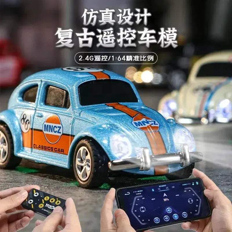Wireless Mini Beetle Alloy Durable Remote Control Car - ToylandEU