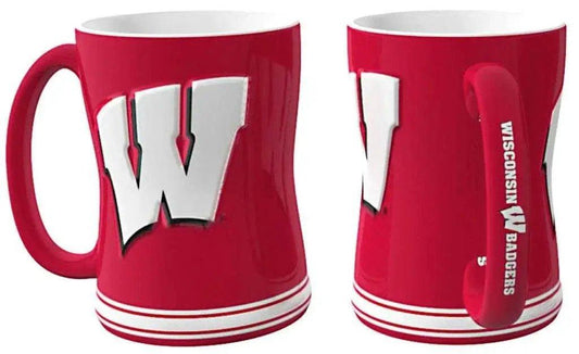  Wisconsin Badgers 14 Ounce Coffee Mug With Sculpted Relief -  ToylandEU™