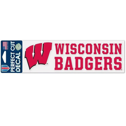 Wisconsin Badgers 3x10 Perfect Cut Color Decal Outdoor -  ToylandEU™