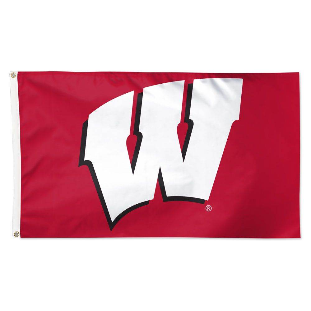 Wisconsin Badgers 3x5 Flag Wincraft Quad Stitched Ends - ToylandEU