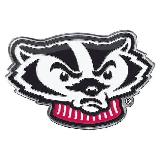  Wisconsin Badgers Auto Emblem Color Alternate Logo Aluminum -  ToylandEU™