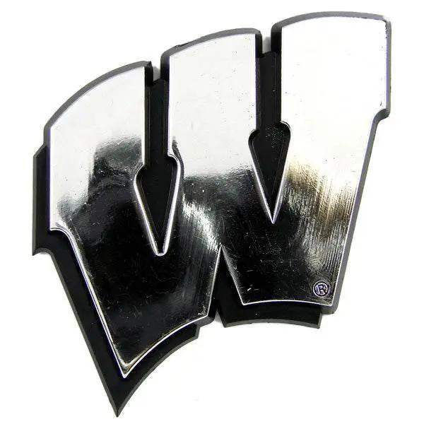 Wisconsin Badgers Auto Emblem - Silver - ToylandEU