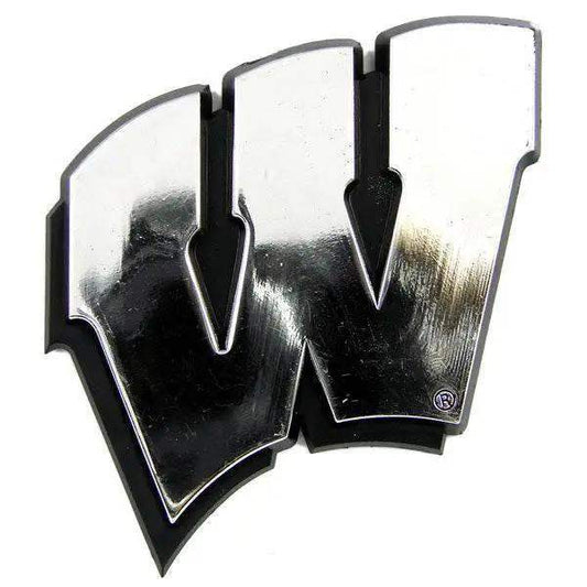  Wisconsin Badgers Auto Emblem - Silver -  ToylandEU™