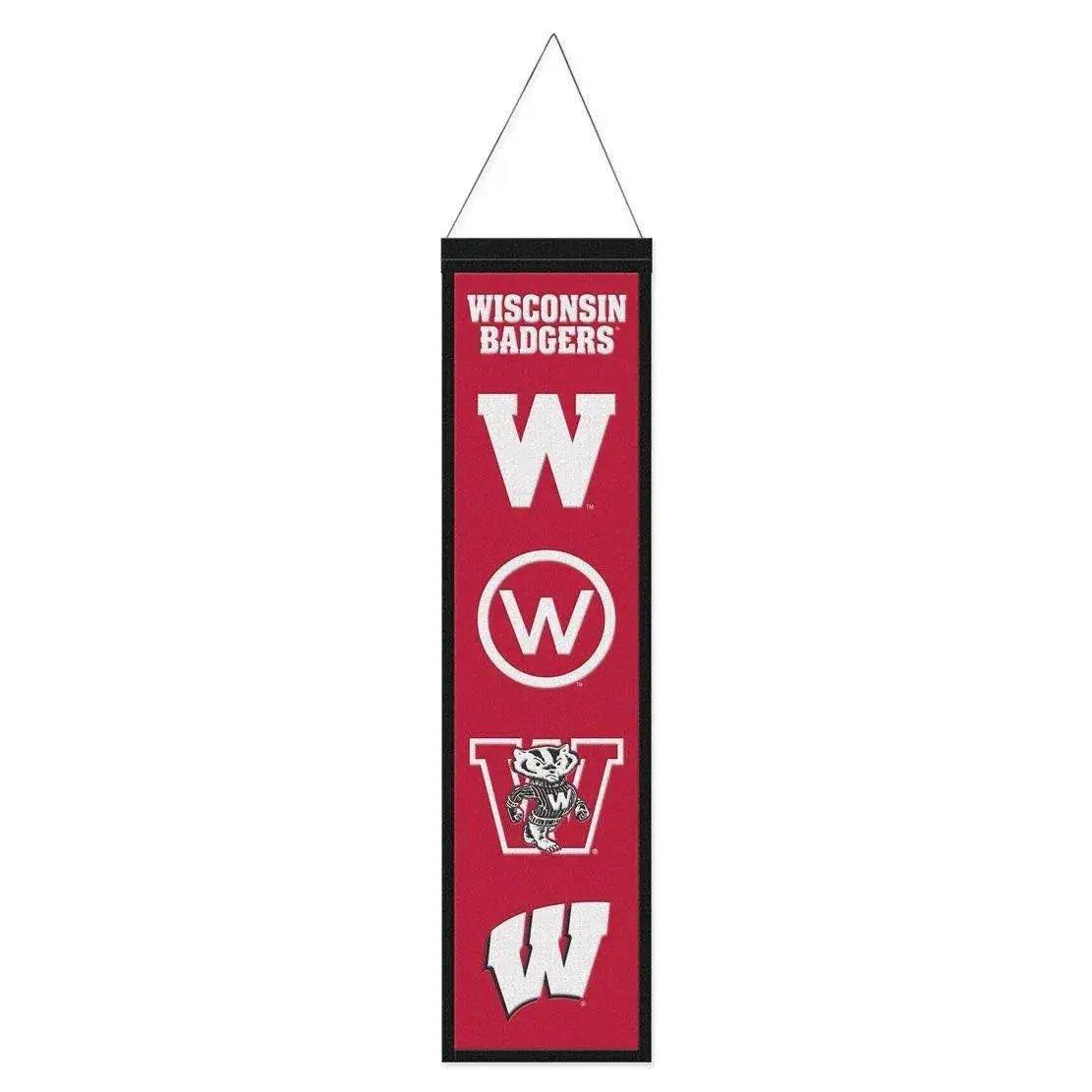  Wisconsin Badgers Banner Wool 8x32 Heritage Evolution -  ToylandEU™