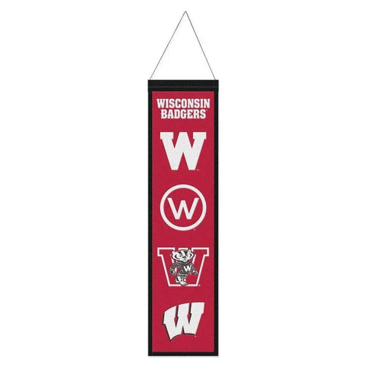  Wisconsin Badgers Banner Wool 8x32 Heritage Evolution -  ToylandEU™